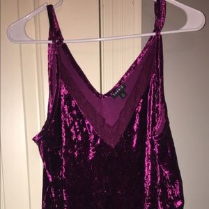 Torrid size 0 velvet top!